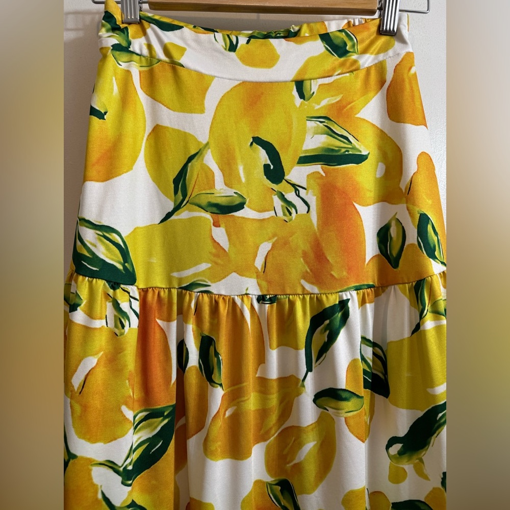 Tiered Lemon Skirt XS - Picture 3 of 11